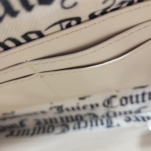 Juicy Couture Wide Wristlet • Black w/ Gold - Picture 5 of 6